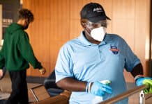 ABM disinfection, cleaning