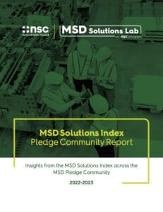 MSD Solutions Index Pledge Community Report