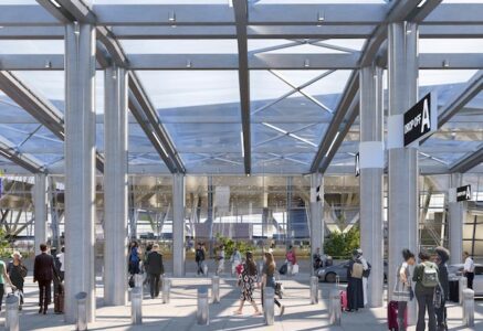 Birdair's TensoSky ETFE film at JFK New Terminal One